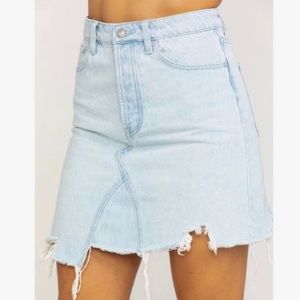 Free People Going Rogue denim skirt
